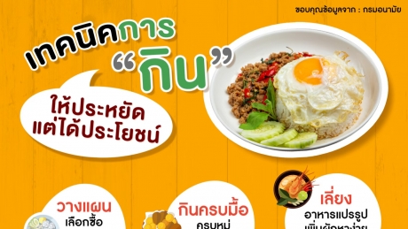 เทคนิคการกินให้ประหยัด แต่ได้ประโยชน์