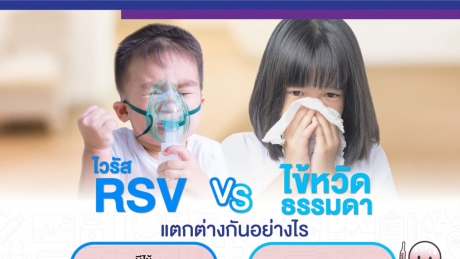 RSV กับ ไข้หวัด ต่างกันอย่างไร?
