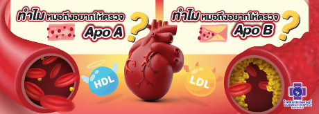 ความรู้ Apo A-Apo B หลอดเลือดหัวใจ