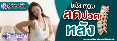 โปรแกรมลดปวดหลัง