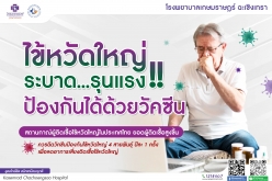 ไข้หวัดใหญ่ ระบาด...รุนแรง ป้องกันได้ด้วยวัคซีน วัคซีนป้องกันไข้หวัดใหญ่ 4 สายพันธุ์