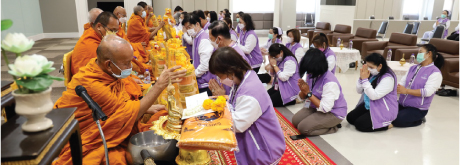 โรงพยาบาลเกษมราษฎร์ ประชาชื่น จัดทำพิธีทำบุญต้อนรับปีใหม่ ประจำปี 2566 เพื่อความเป็นสิริมงคล