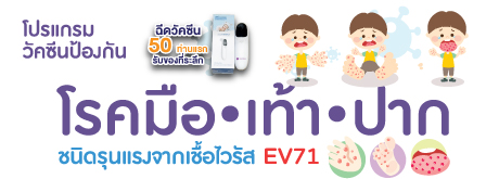 โปรแกรมวัคซีนป้องกันโรคมือ·เท้า·ปากชนิดรุนแรงจากเชื้อไวรัส EV71