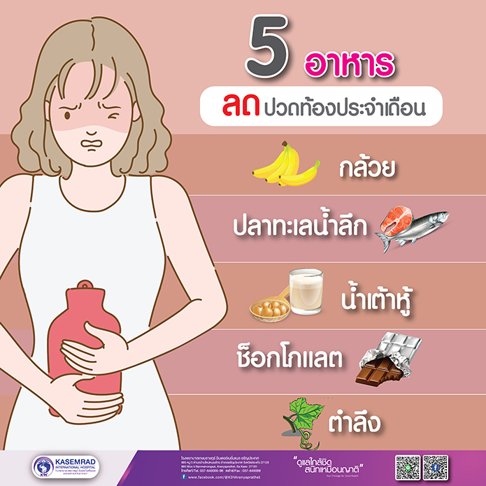 ปวดท้องเมนส์ คลื่นไส้