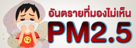 PM2.5 อันตรายที่มองไม่เห็น