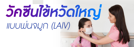 วัคซีนไข้หวัดใหญ่แบบพ่นจมูก