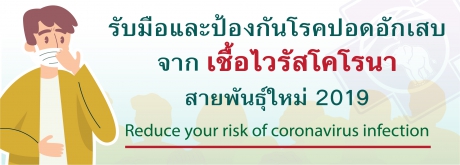 รับมือและป้องกันโรคปอดอักเสบ จากเชื้อไวรัสโคโรนา สายพันธ์ใหม่ 2019