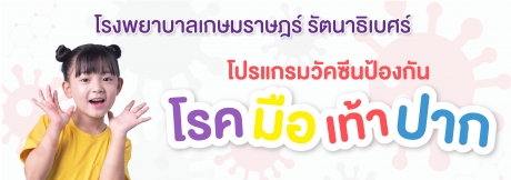 โปรแกรมวัคซีนป้องกันโรคมือ เท้า ปาก